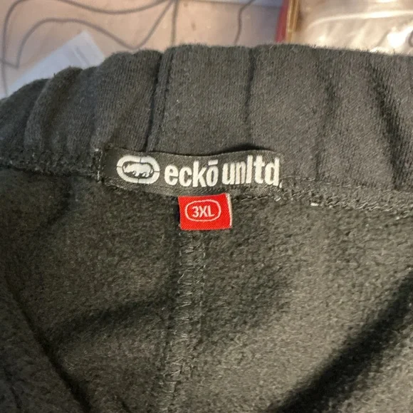 Black Joggers with White and Red Lettering 3XL. 0140 - Picture 2 of 2